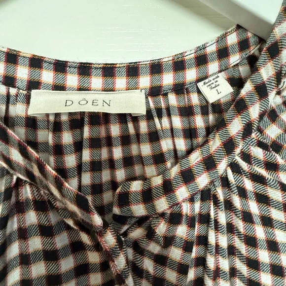 Dôen MADELAINE DRESS- IN DELPHINE PLAID - Picture 6 of 9